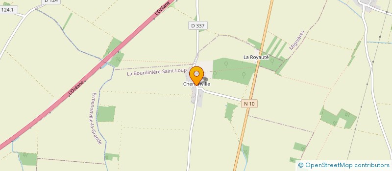 localisation de l'entreprise DU CHATEAU à MESLAY-LE-VIDAME