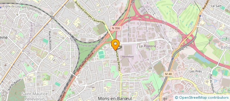 localisation de l'entreprise DU CHATEAU  MONS-EN-BARUL