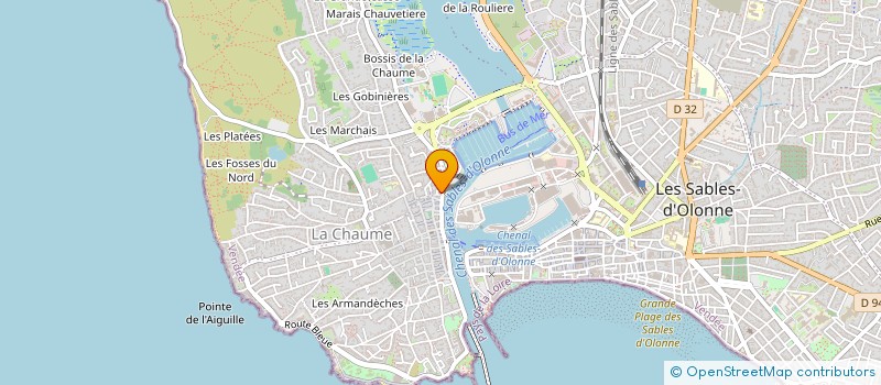 localisation de l'entreprise DU CHATEAU à LES SABLES D'OLONNE