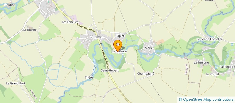 localisation de l'entreprise DU CHATEAU  PERIGNE