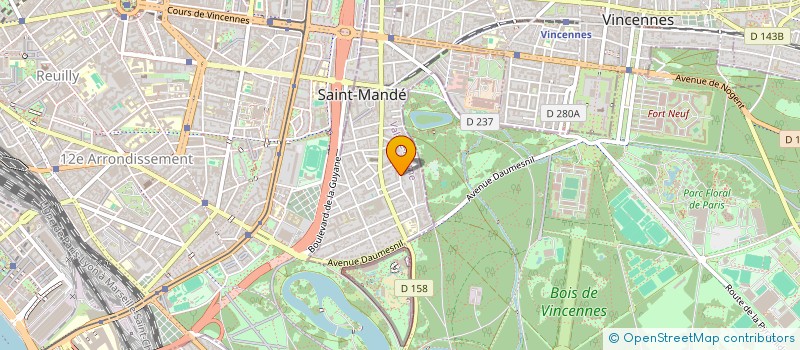 localisation de l'entreprise DU CHATEAU  SAINT-MANDE