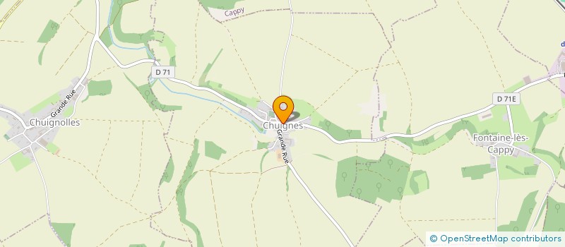 localisation de l'entreprise DU CHATEAU  CHUIGNES