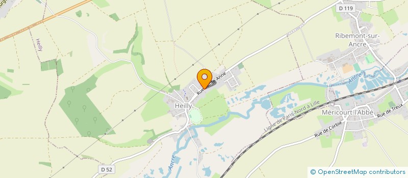 localisation de l'entreprise DU CHATEAU  HEILLY