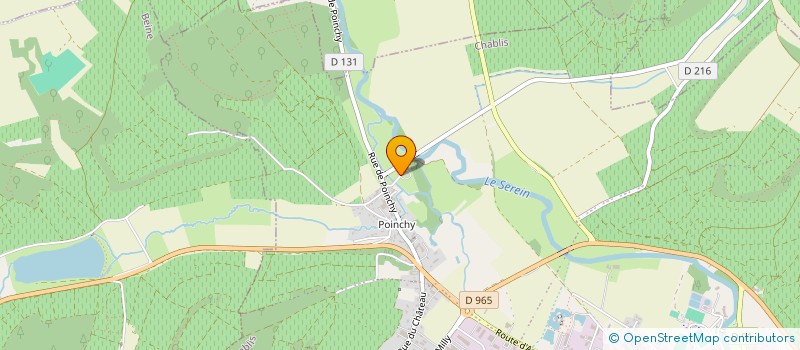 localisation de l'entreprise DU CHATEAU  CHABLIS