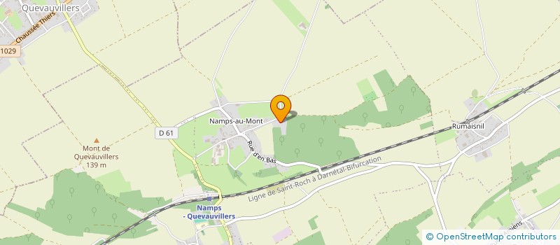 localisation de l'entreprise DU CHATEAU  NAMPS-MAISNIL