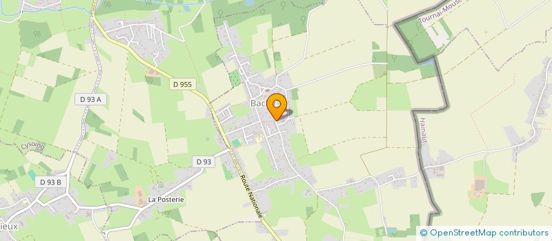 localisation de l'entreprise DU CHATEAU  BACHY