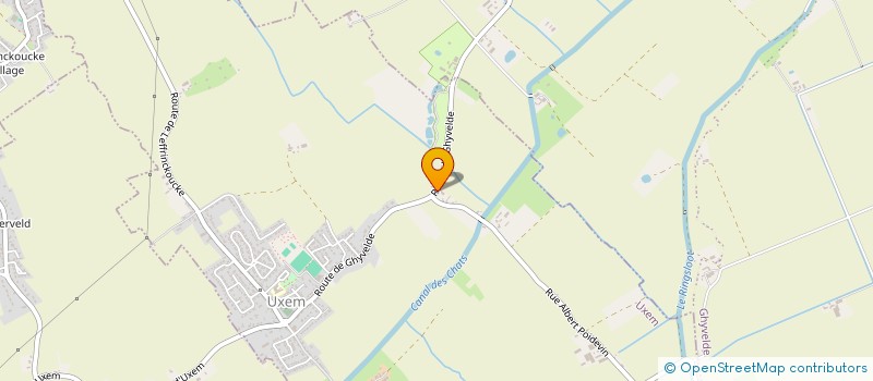 localisation de l'entreprise DU CHATEAU D'EAU  UXEM