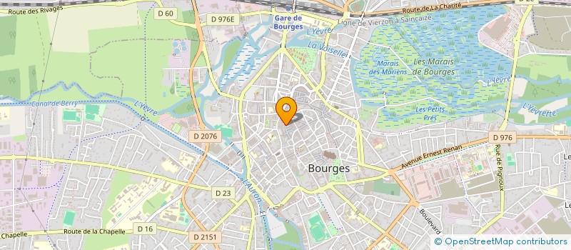 localisation de l'entreprise DU CHATEAU DE FONT MOREAU  BOURGES