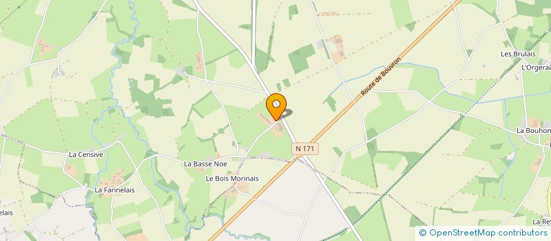 localisation de l'entreprise DU CHATEAU NOE  BLAIN