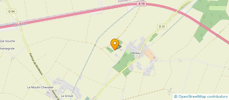 localisation de l'entreprise DU CHATELET  CORBEILLES