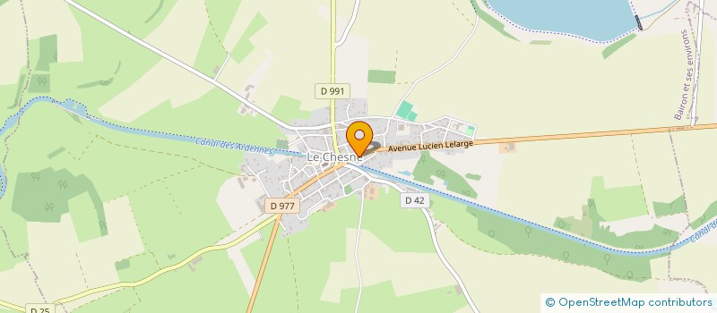 localisation de l'entreprise DU CHAUMIAU  BAIRON ET SES ENVIRONS