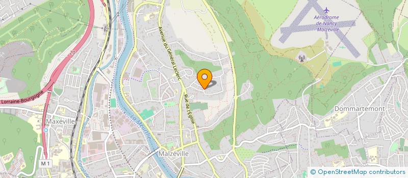 localisation de l'entreprise DU CHAZEAU  MALZEVILLE