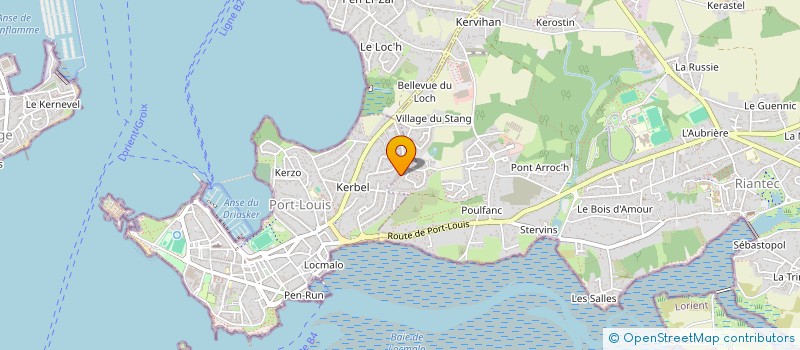 localisation de l'entreprise DU CHELL  RIANTEC