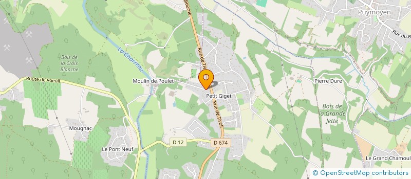 localisation de l'entreprise DU CHEMIN à VŒUIL-ET-GIGET