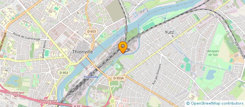 localisation de l'entreprise DU CHEMIN DE FER à THIONVILLE