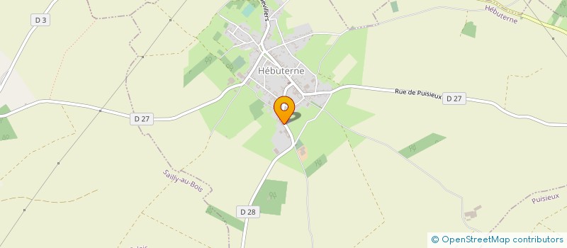 localisation de l'entreprise DU CHEMIN DE MAILLY-BAUWIN  HEBUTERNE