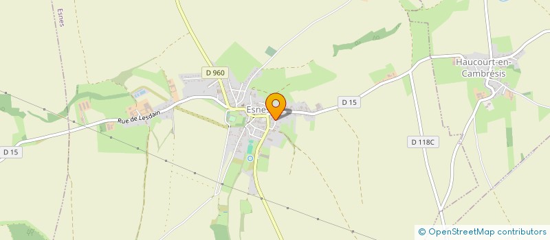 localisation de l'entreprise DU CHEMIN VERT à WALINCOURT-SELVIGNY