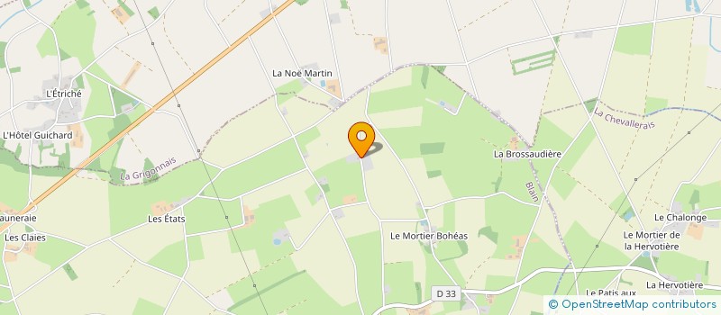 localisation de l'entreprise DU CHENE ROND à FAY-DE-BRETAGNE