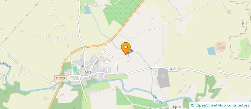 localisation de l'entreprise DU CHENE VERT à LOIRE