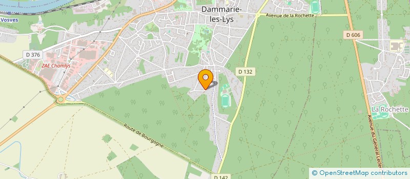 localisation de l'entreprise DU CHENE VERT à DAMMARIE-LES-LYS