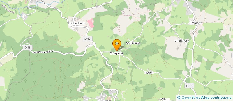 localisation de l'entreprise DU CHERPELAT à SAINT-SULPICE-LE-GUERETOIS