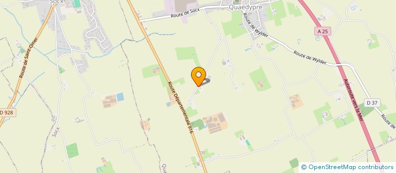 localisation de l'entreprise DU CHEVAL NOIR  QUAEDYPRE