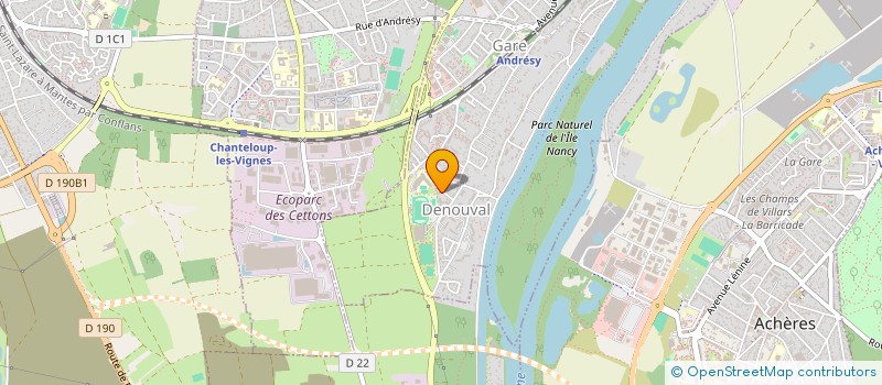 localisation de l'entreprise DU CHEVAL VERT  ANDRESY