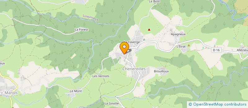 localisation de l'entreprise DU CHEZ  CHENEREILLES