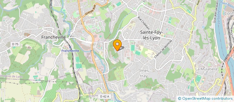 localisation de l'entreprise DU CHIEN  SAINTE-FOY-LES-LYON