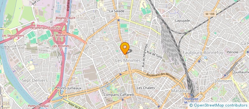 localisation de l'entreprise DU CHIEN HUANT à TOULOUSE