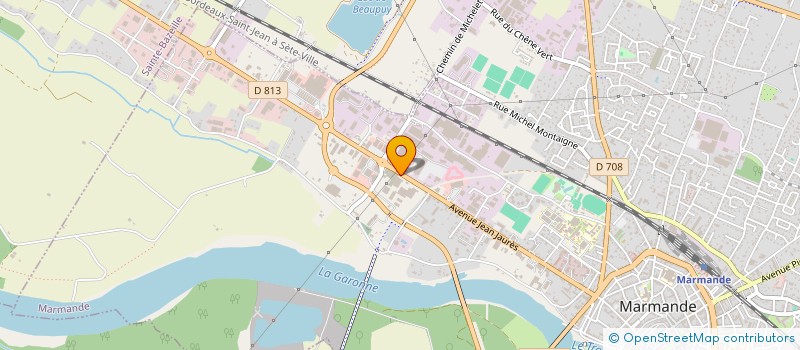 localisation de l'entreprise DU CHIRON  MARMANDE