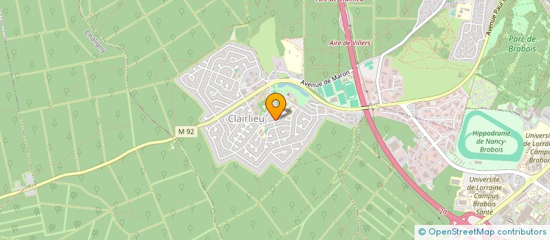 localisation de l'entreprise DU CHOLOY à VILLERS-LES-NANCY