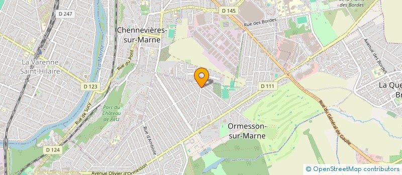 localisation de l'entreprise DU CINQ SEPTEMBRE  ORMESSON-SUR-MARNE