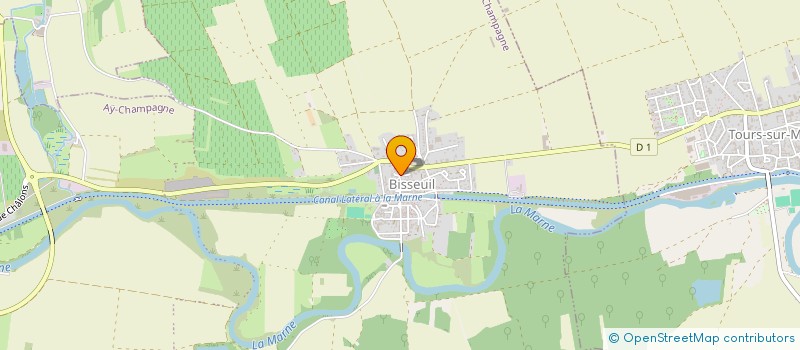 localisation de l'entreprise DU CIVET  AY-CHAMPAGNE