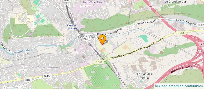 localisation de l'entreprise DU CLOCHER  SAINT-VICTORET