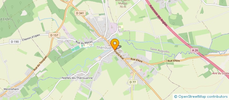 localisation de l'entreprise DU CLOMONT  THEROUANNE
