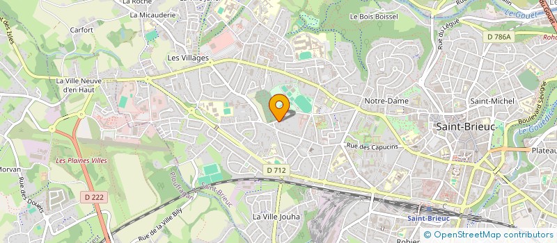 localisation de l'entreprise DU CLOS à SAINT-BRIEUC