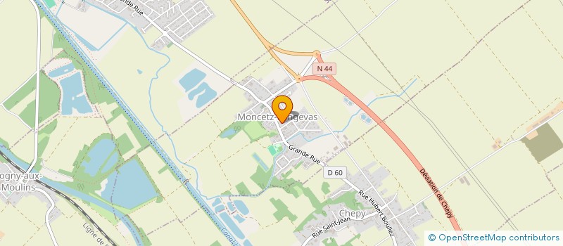 localisation de l'entreprise DU CLOS  MONCETZ-LONGEVAS