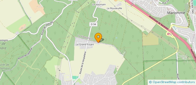 localisation de l'entreprise DU CLOS A PAONS  MONTIGNY