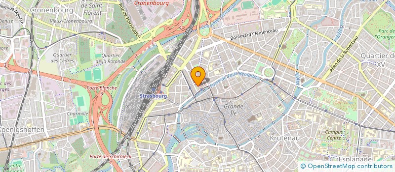 localisation de l'entreprise DU CLOS AU MERLE  STRASBOURG