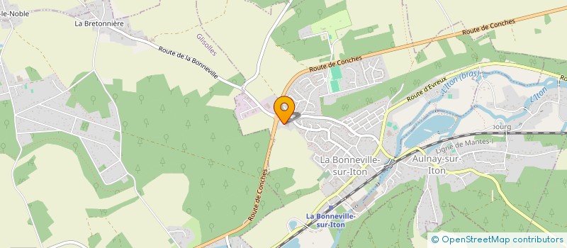 localisation de l'entreprise DU CLOS AUX LOUPS à LA BONNEVILLE-SUR-ITON