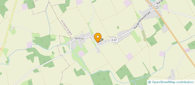 localisation de l'entreprise DU CLOS BERTIN  LE GAULT-SOIGNY