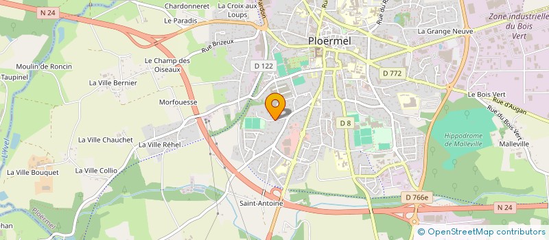 localisation de l'entreprise DU CLOS BLAY à PLOERMEL
