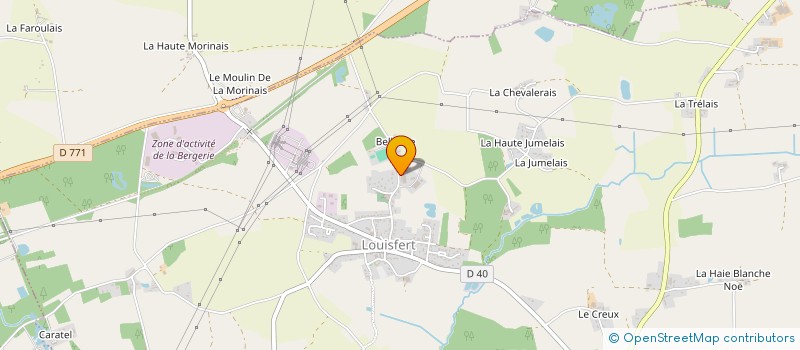 localisation de l'entreprise DU CLOS CHEVALLIER à LOUISFERT