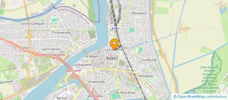 localisation de l'entreprise DU CLOS DE L'EAU à ARLES