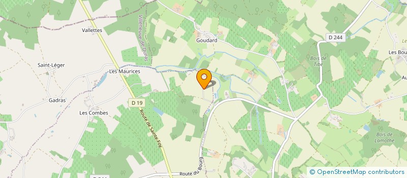 localisation de l'entreprise DU CLOS DE LA MAJESTY à SAINT-ASTIER
