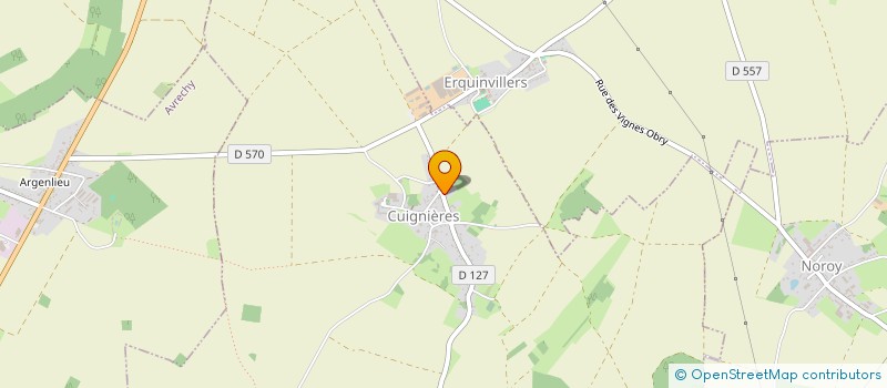 localisation de l'entreprise DU CLOS DE LA MARE  CUIGNIERES