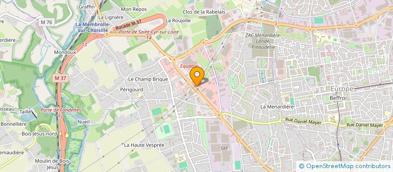 localisation de l'entreprise DU CLOS DE LA PINAUDERIE à SAINT-CYR-SUR-LOIRE