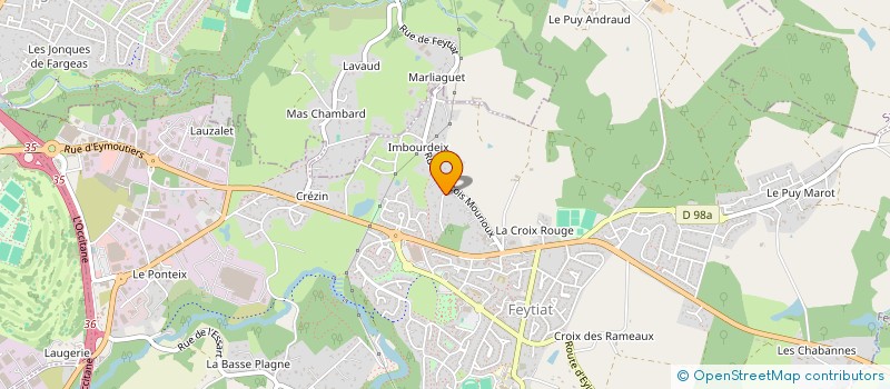 localisation de l'entreprise DU CLOS DES CEDRES à FEYTIAT