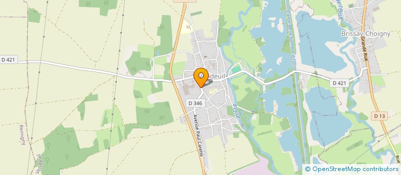 localisation de l'entreprise DU CLOS DES ROSES  VENDEUIL